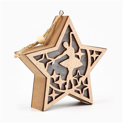 Ёлочная игрушка новогодняя «Балерина», 11.5×11 см