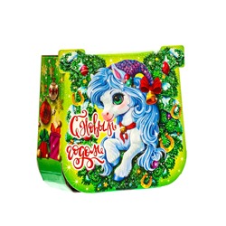 Сладкий новогодний подарок «Подкова зелёная», детский, 1000 г