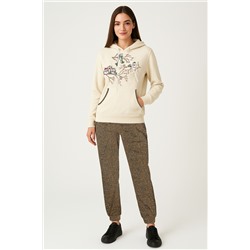 Женский домашний костюм брюками и кофтой 226