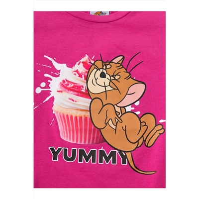 Фуфайка трикотажная для девочек (футболка) PLAYTODAY, 1240318