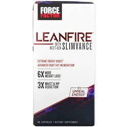 Force Factor, LeanFire + Next-Gen SLIMVANCE, 60 капсул