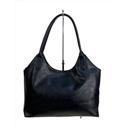 Женская сумка из искусственной кожи, цвет черный