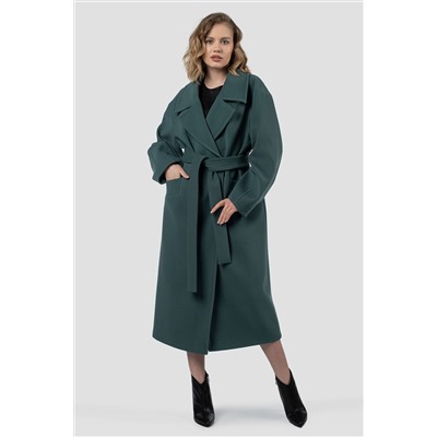 01-12216 Пальто женское демисезонное (пояс)