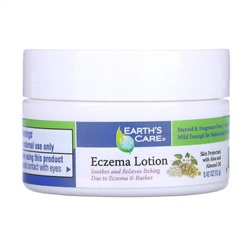 Earth's Care, Лосьон от экземы, 2% коллоидной овсянки, 12 г (0,42 унции)