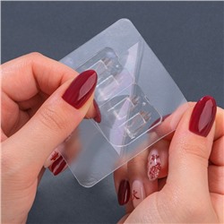 Органайзер для хранения «CRISTAL», навесной, 1 секция, с клеевыми крючками, 11.5×8×11 см, прозрачный