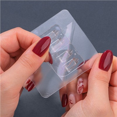 Органайзер для хранения «CRISTAL», навесной, 1 секция, с клеевыми крючками, 11.5×8×11 см, прозрачный