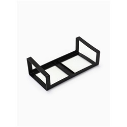 Миски с подставкой КВАРТЕТ пластиковые двойные (+ 2 миски в подарок), 2×0.38 л