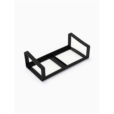 Миски с подставкой КВАРТЕТ пластиковые двойные (+ 2 миски в подарок), 2×0.38 л