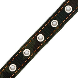 Ошейник брезентовый двухслойный «Камуфляж», 50×2 см, ОШ 25-35 см