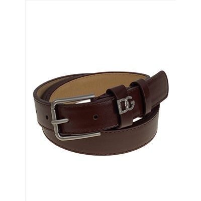 Ремень женский из искусственной кожи, цвет  шоколад