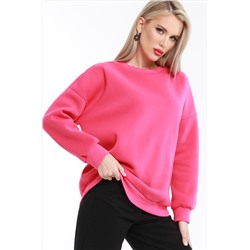 Свитшот розовый теплый