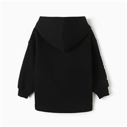 Толстовка для девочки Mark Formelle, чёрная, рост 104 см