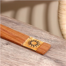 Подставка под благовония «Солнце», 25 см, дерево бакаян