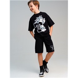 Комплект трикотажный для мальчиков: фуфайка (футболка), шорты