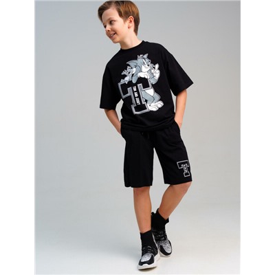 Комплект трикотажный для мальчиков: фуфайка (футболка), шорты