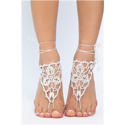 Барефуты Вязанные украшения на ноги LADY TAIGA, 1128128
