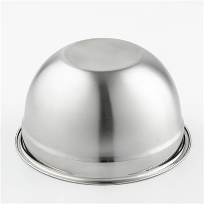 Миска с мерной шкалой, 1.2 л, 20×10.2 см, толщина 0.6 мм, нержавеющая сталь
