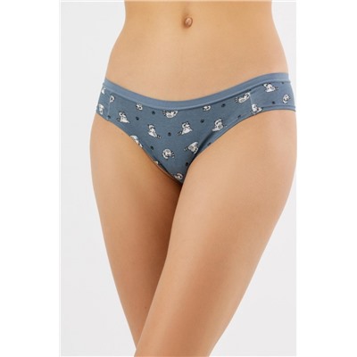 Трусы женские 412247-3 (Еноты на сером)