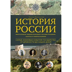 Эксмо Наталья Феоктистова "История России. Визуальная энциклопедия в иллюстрациях, картах и инфографике"