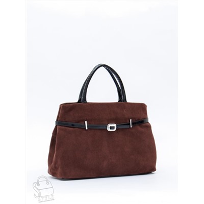 Сумка женская кожаная 91156MSS coffee Velina Fabbiano-Safenta