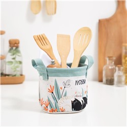 Корзинка текстильная «Этель» I meow you, 12×14 см