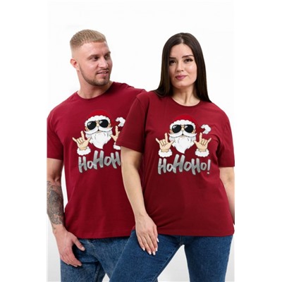 8525 футболка унисекс (Санта_бордо)