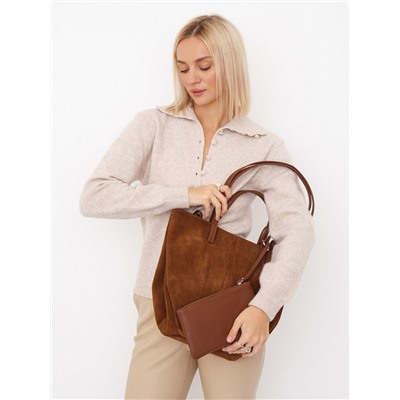 Сумка 2403YF brown Polina&Eiterou