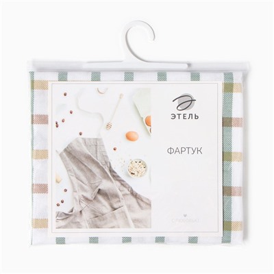 Фартук Этель Harmony 60×70 см, 100% хл, рогожка 186 г/м²