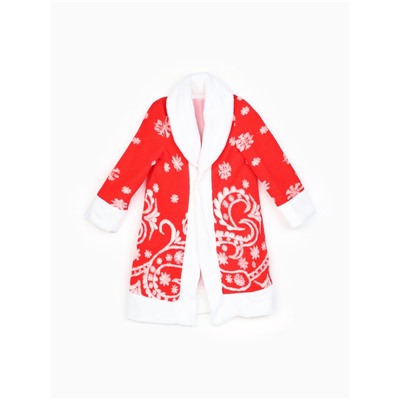 Карнавальный костюм для мальчика «Дед Мороз»: шуба, шапка, варежки, борода, рост 122-134