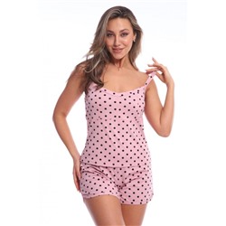 Пижама с шортами Лето 046 (Розовый)