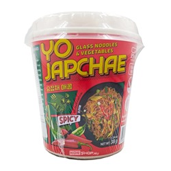Лапша Чапче из кукурузного крахмала (острый вкус) Yojapchae Spicy Young Poong, Корея, 38 г. Срок до 16.04.2026.Распродажа