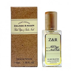 Мини-парфюм Zielinski&Rozen Black Pepper & Amber, Neroli унисекс (40 мл)