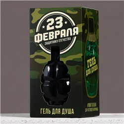Гель для душа «С 23 Февраля!», 250 мл, аромат океана, HARD LINE