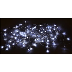 Электрогирлянда 9м, 100 ламп, холодный