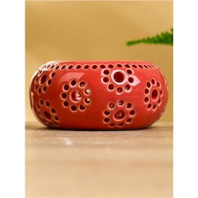 Подсвечник, 8.5×8.5×4 см, керамика, МИКС