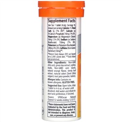 Trace Minerals Research, Max Hydrate Energy, Effervescent Tablets, Orange, 1.55 oz (44 g)