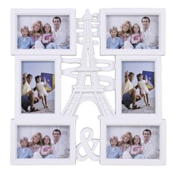 Фоторамка коллаж Париж 40х40 см / KS809 /уп 24/ 6 фото
