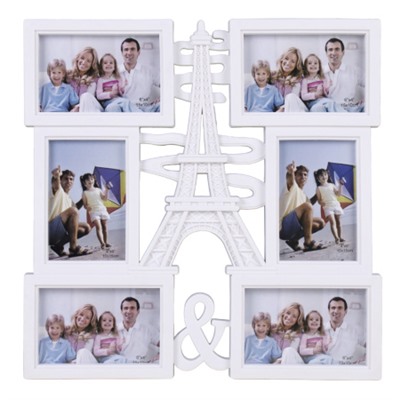 Фоторамка коллаж Париж 40х40 см / KS809 /уп 24/ 6 фото