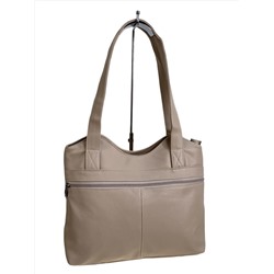 Женская сумка из искусственной кожи, цвет светло коричневый