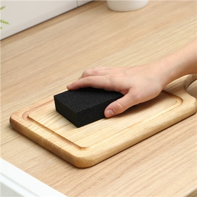 Губка чистящая «Чудо-губка», 10.5×7×2.5 см, усиленная