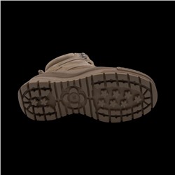 Ботинки из натуральной кожи на меху 88301-11 хаки