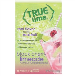 True Citrus, Настоящий лайм, лаймад из черной вишни, 10 пакетиков, 1,06 унц. (30 г)