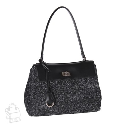 Сумка женская кожаная 9766VGAA black Vitelli Grassi