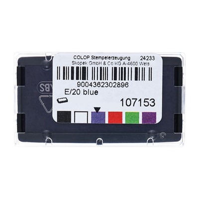 Сменная штемпельная подушка COLOP E/20 для Printer 20, 20 SET, C20, C20 SET, синяя