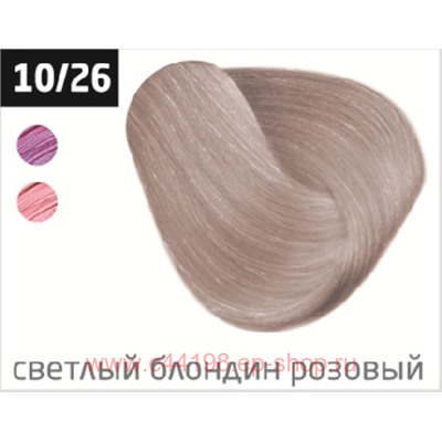 OLLIN PERFORMANCE 10/26 светлый блондин розовый 60мл Перманентная крем-краска для волос