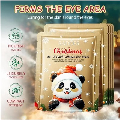 Рождественская фруктовая коллагеновая маска-патч для глаз