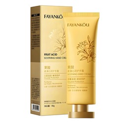 Разглаживающий крем для рук FAYANKOU с фруктовыми кислотами