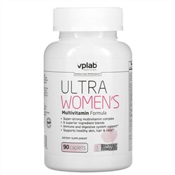 Vplab, Ultra Women’s, мультивитамины для женщин, 90 капсул