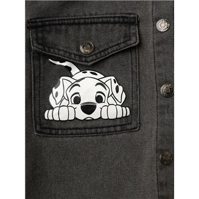 Куртка текстильная джинсовая для девочек