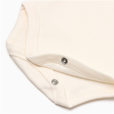 Боди детское «Крошка Я» Christmas, рост 68-74 см, молочное